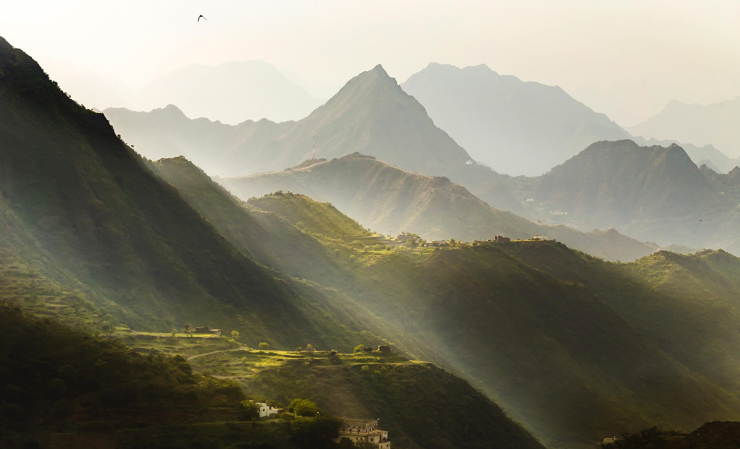 Mountains in the Aseer region